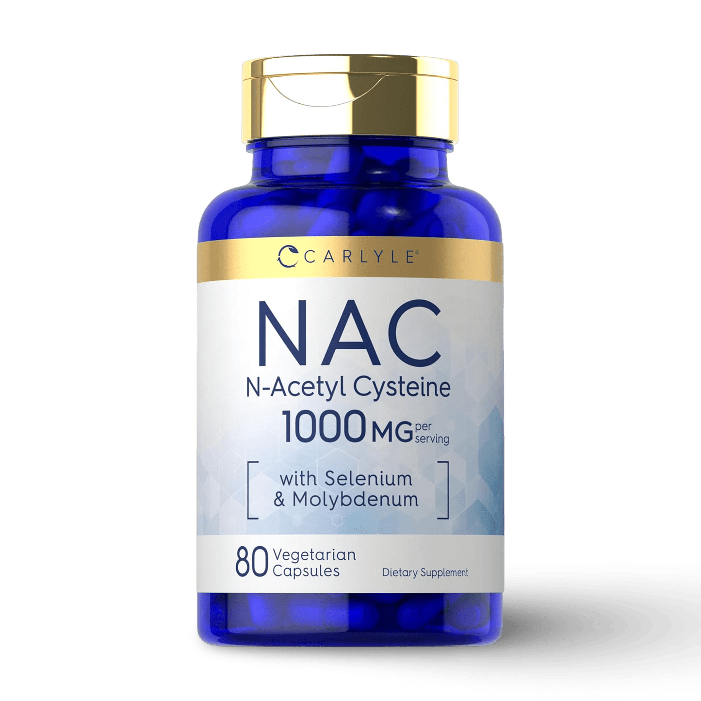 Caryle NAC 1,000 mg (N - Acetilcisteína) con Selenio, 60 cápsulas vegetarianas. Envío todo Costa Rica - CR Suplementos Costa Rica