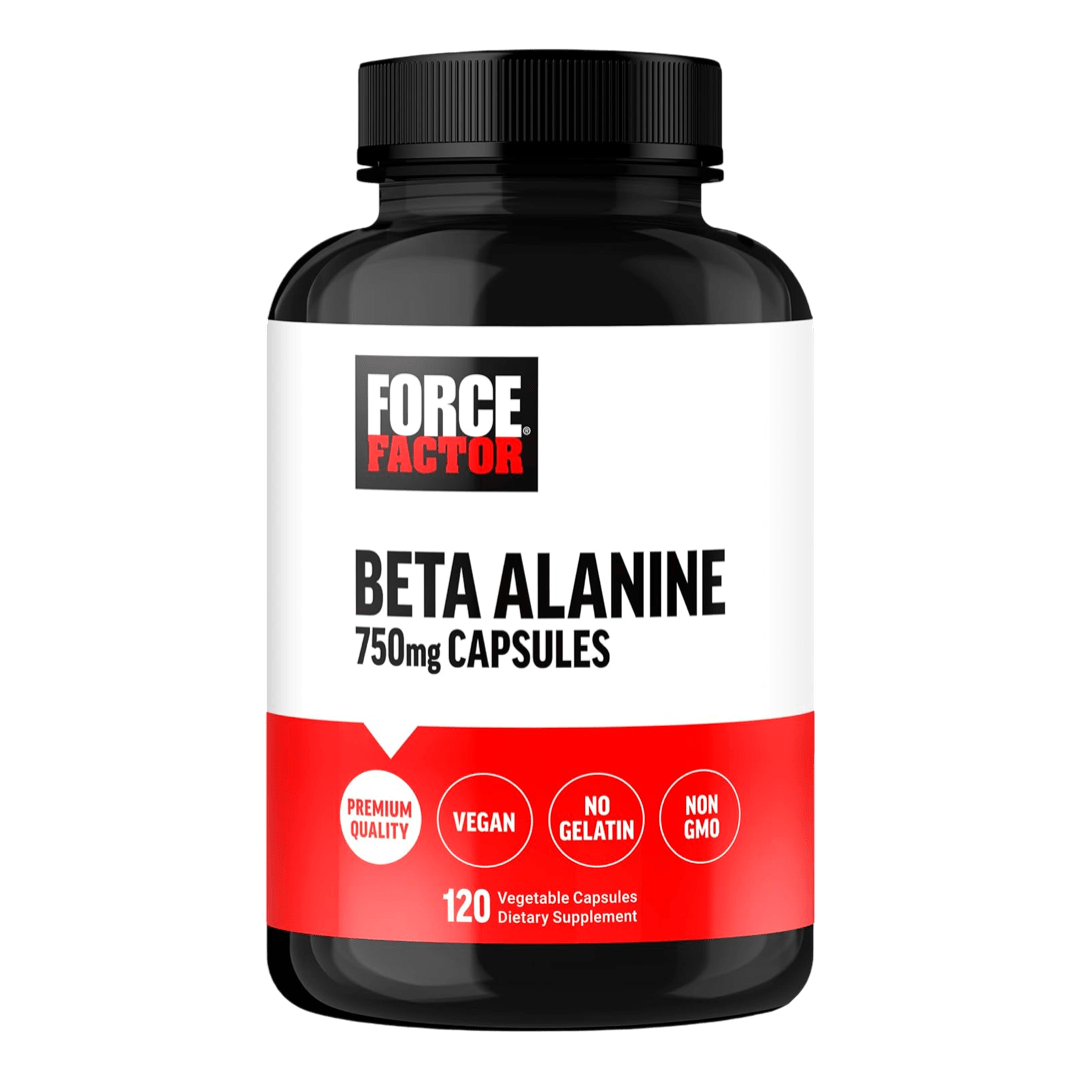 Force Factor Beta Alanina 750mg. 120 cápsulas. Envío todo Costa Rica. - CR Suplementos Costa Rica