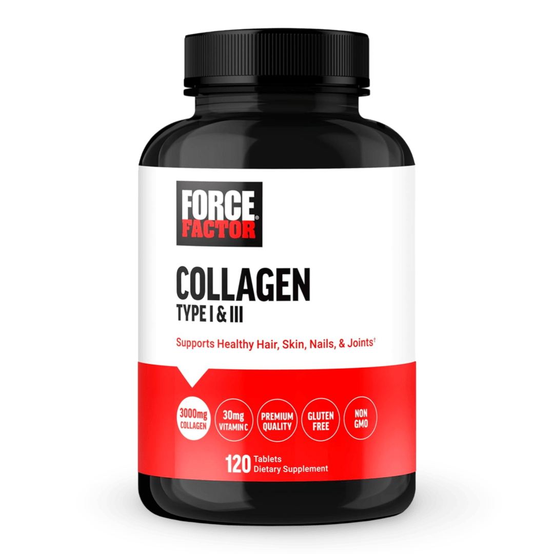 Force Factor Colágeno Tipo I & III, 3000mg, 120 tabletas. Envío todo Costa Rica - CR Suplementos Costa Rica