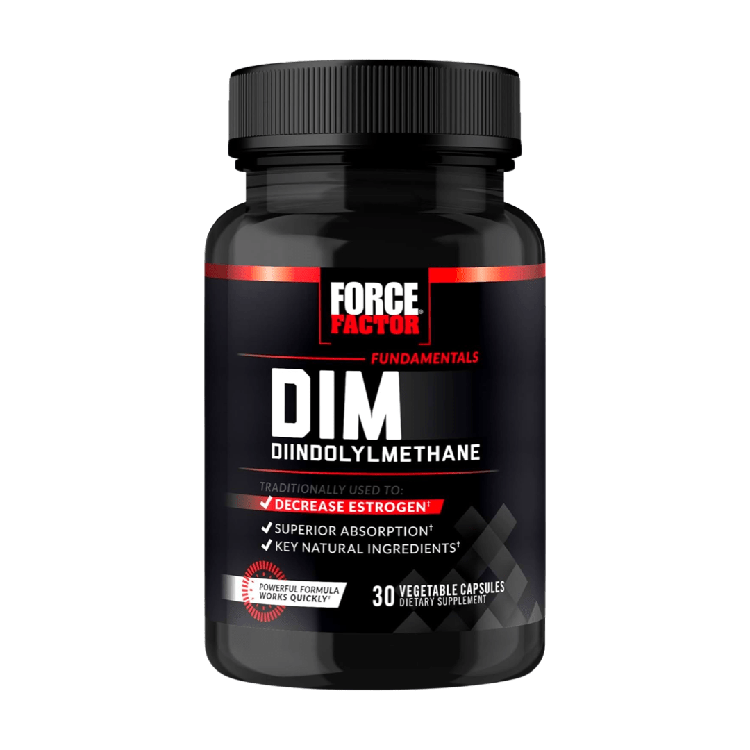 Force Factor DIM (diindolilmetano) 30 cápsulas 300mg, suplemento para disminuir el estrógeno - CR Suplementos Costa Rica