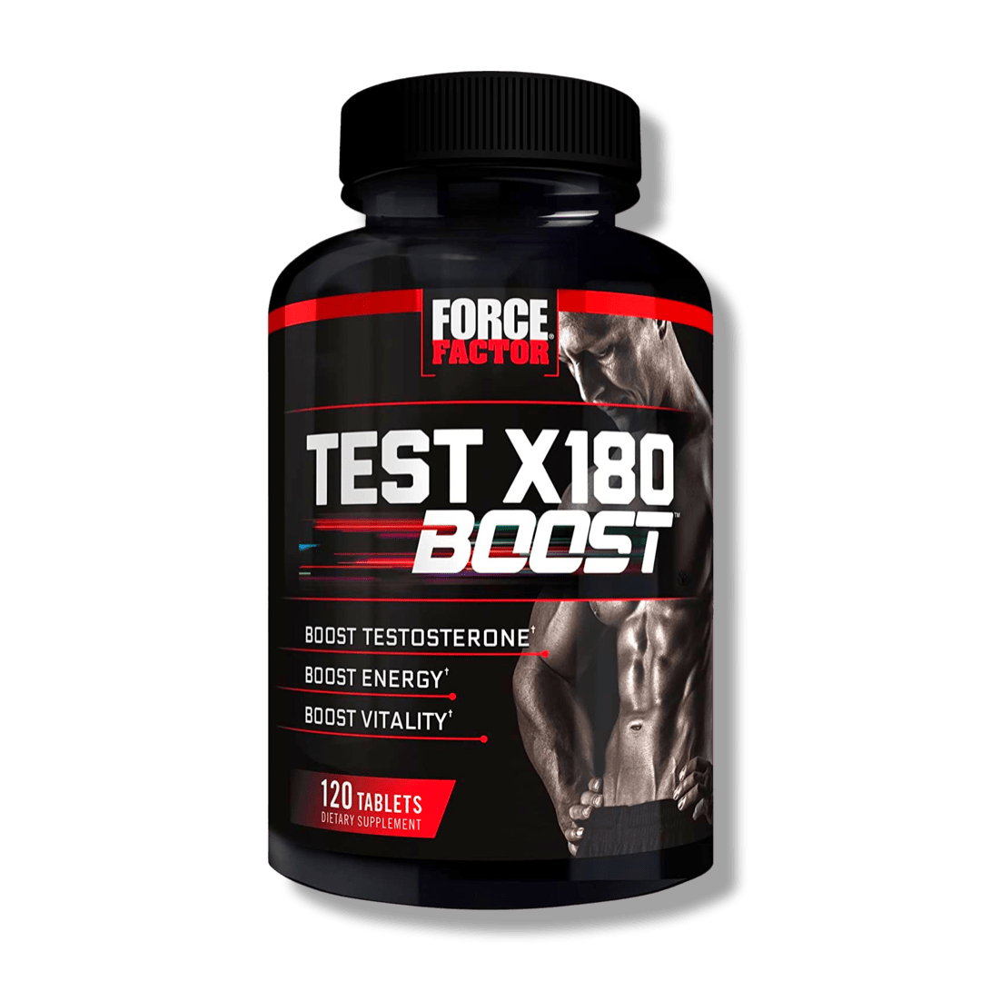 Force Factor Test X180 Boost Testo Booster, energía, resistencia, vitalidad, fuerza, 120 tabletas. Envío todo Costa Rica - CR Suplementos Costa Rica