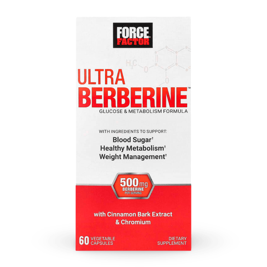 Force Factor, Ultra Berberina, Fórmula para favorecer la glucosa y el metabolismo, 500 mg, 60 cápsulas vegetales (250 mg por cápsula). Envío a todo Costa Rica - CR Suplementos Costa Rica