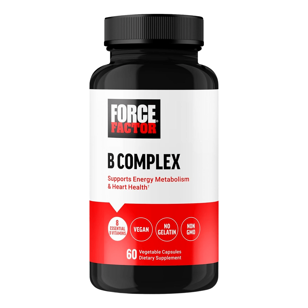 Force Factor Vitaminas del Complejo B (B - Complex), 60 cápsulas. Envío a todo Costa Rica - CR Suplementos Costa Rica