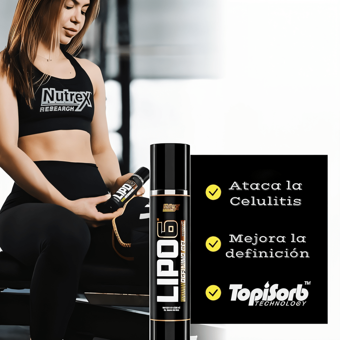 Lipo 6 Defining Gel para pérdida de grasa persistente, subcutánea y visceral | 4 onzas. Envío a todo Costa Rica - CR Suplementos Costa Rica