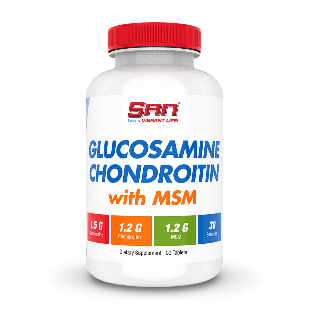 SAN Glucosamina + Condroitina con MSM – 90 tabletas - CR Suplementos Costa Rica