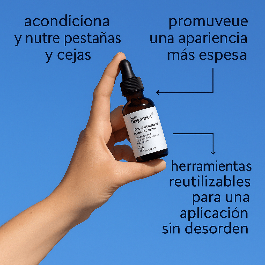 Sky Organics – Serum Orgánico de Aceite de Ricino para Pestañas y Cejas (30 mL) - CR Suplementos Costa Rica