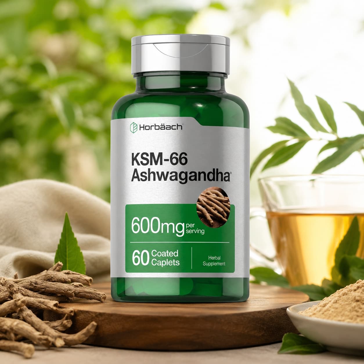 KSM-66® Ashwagandha + L-Theanine 600 mg