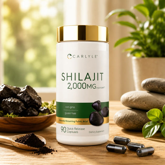 Shilajit para hombres y mujeres apoya la energía y la salud cerebral, 2,000 mg 90 caps. Envío todo Costa Rica - CR Suplementos Costa Rica