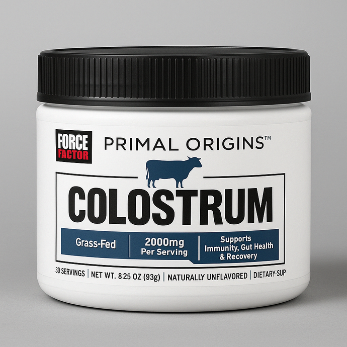 Colostro Bovino Grass-Fed – Force Factor Primal Origins (2000 mg por porción). CR Suplementos Costa Rica