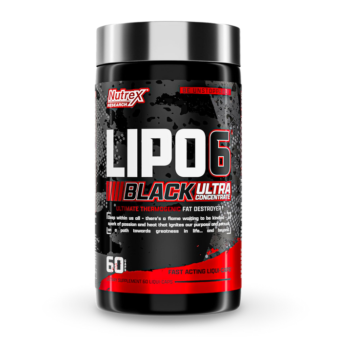 Lipo 6 Black Ultra Concentrado 60 cápsulas. CR Suplementos Costa Rica