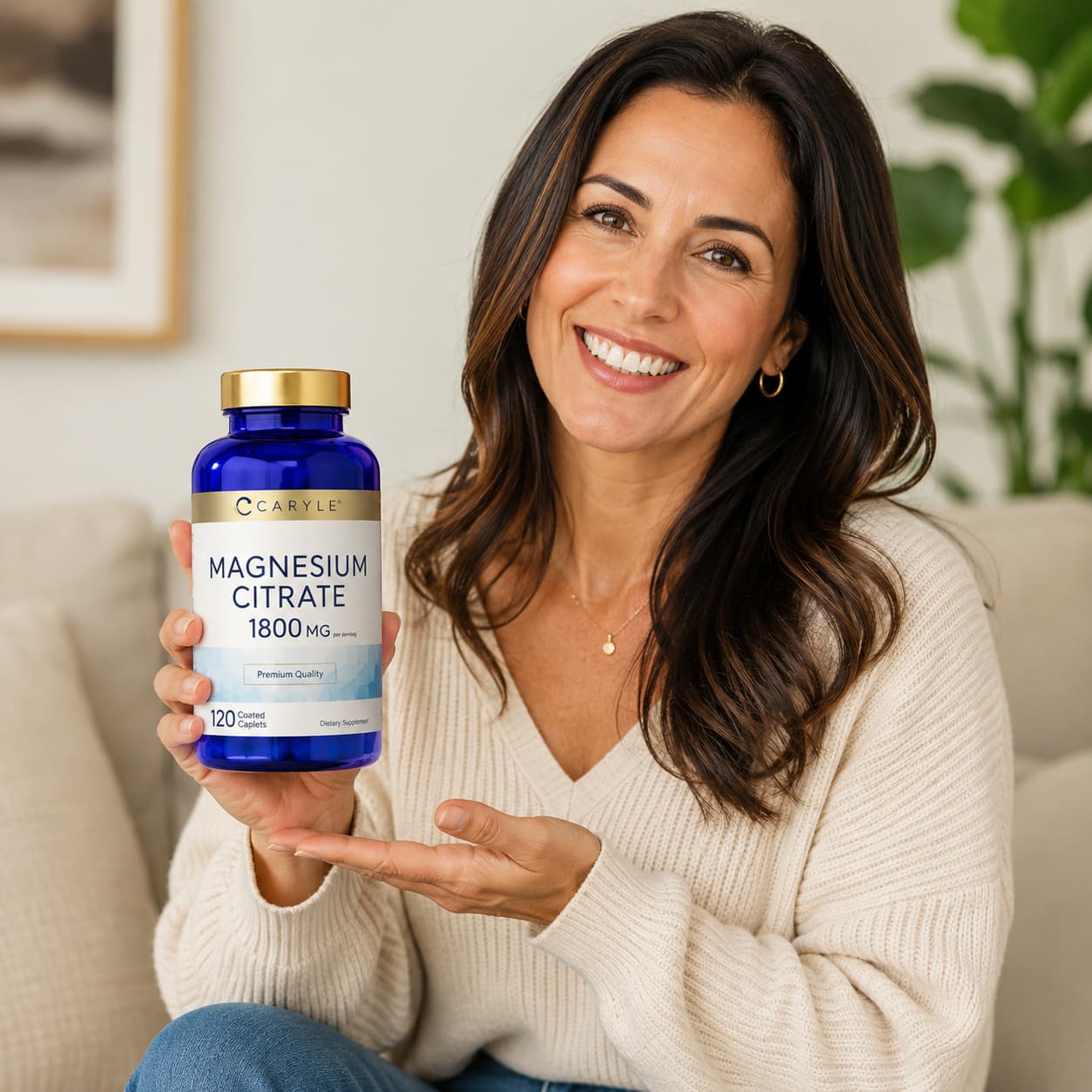 Carlyle Magnesium Citrate 1800 mg – 120 Tabletas. CR Suplementos Costa Rica.