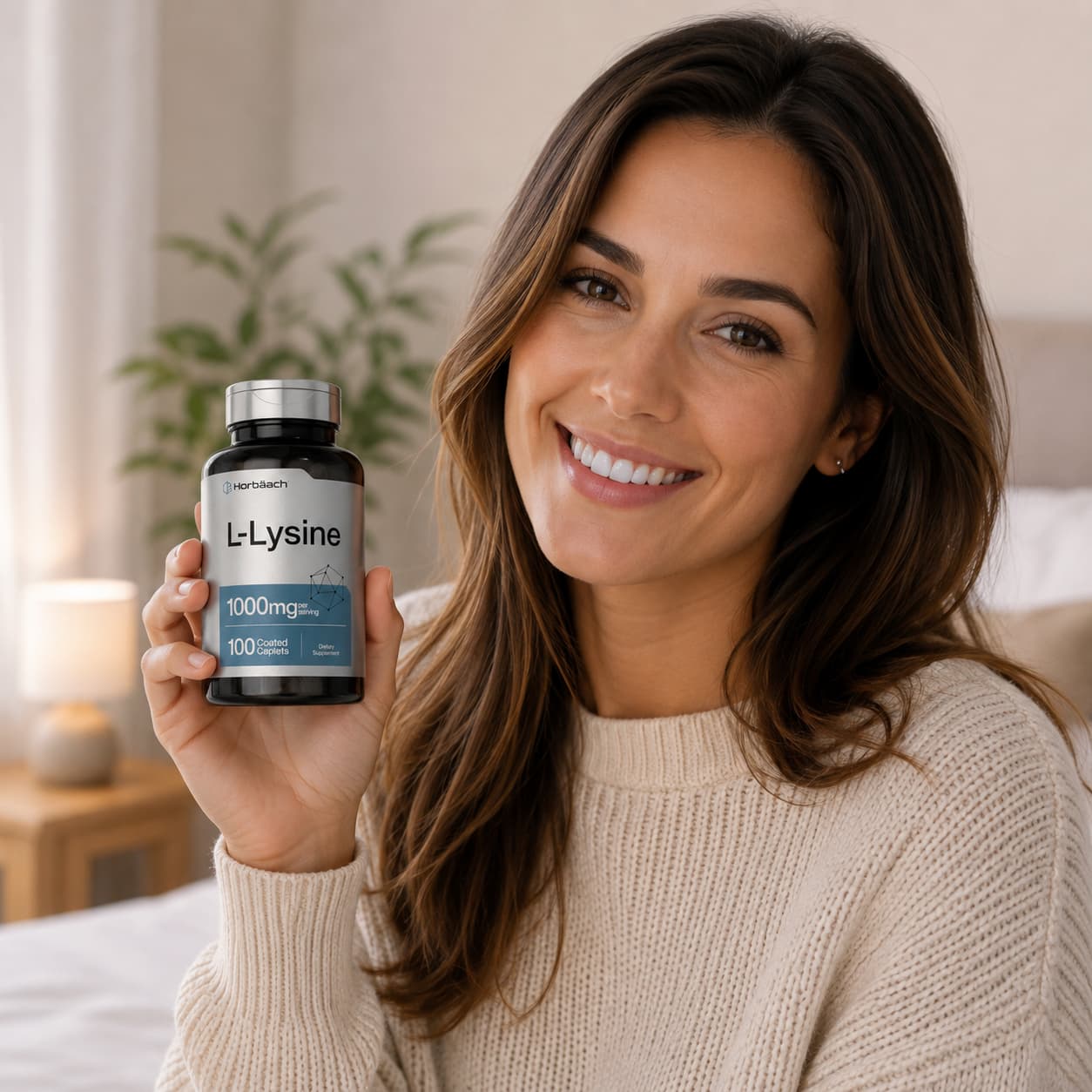 L-Lisina 1000 mg Horbäach – 100 tabletas CR Suplementos Costa Rica