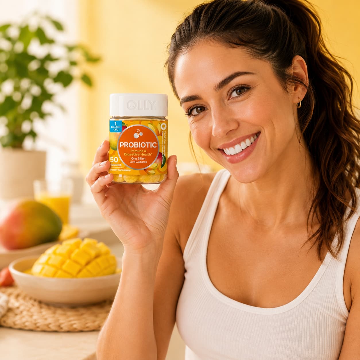 OLLY Probiotic – Probióticos para Salud Digestiva e Inmune, 50 Gomitas. modelo
