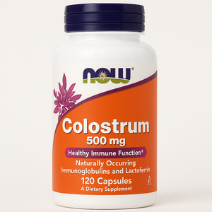 Colostrum 500 mg – NOW Foods | Apoyo Inmunológico Natural (120 Cápsulas). CR Suplementos Costa Rica