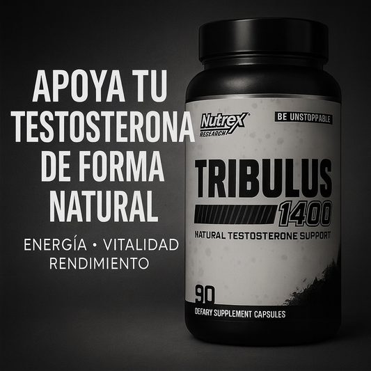 Nutrex Tribulus 1400 mg – Vitalidad Masculina Natural (90 cápsulas). Envío a todo el país 🇨🇷