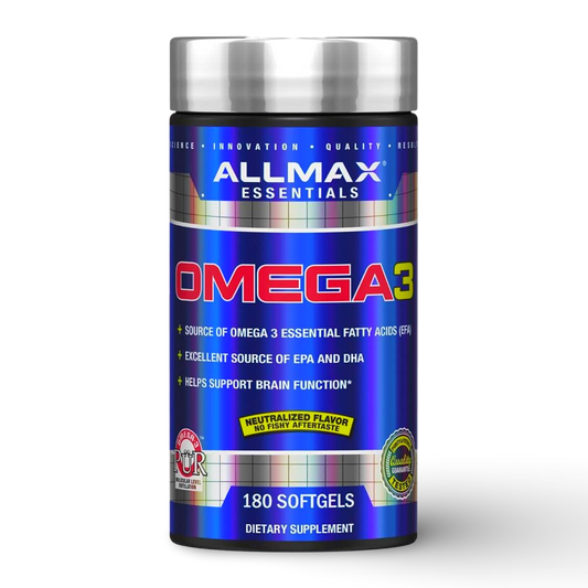 Supplement Facts Omega-3 ALLMAX – aceite de pescado 1000 mg