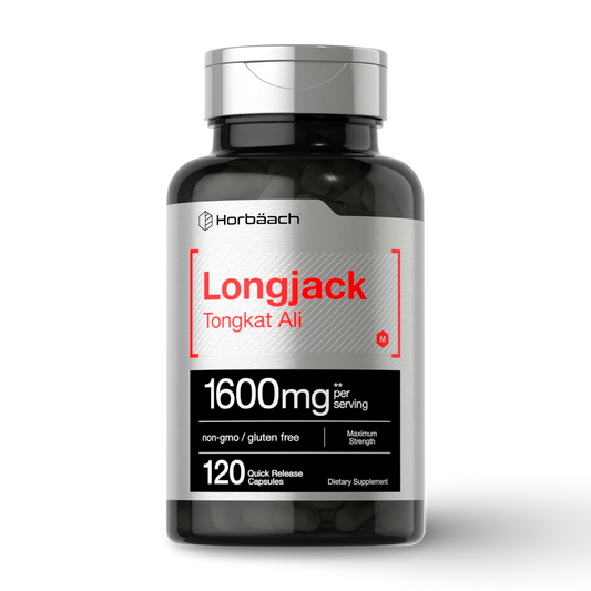Longjack (Tongkat Ali) 1600 mg – Vitalidad y Rendimiento Masculino | 120 cápsulas