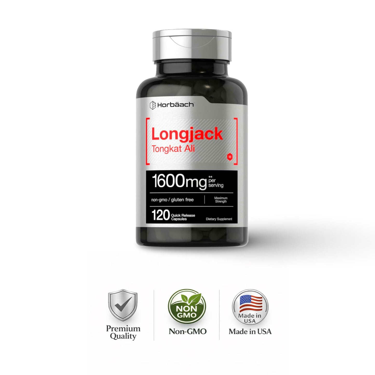 Longjack (Tongkat Ali) 1600 mg – Vitalidad y Rendimiento Masculino | 120 cápsulas