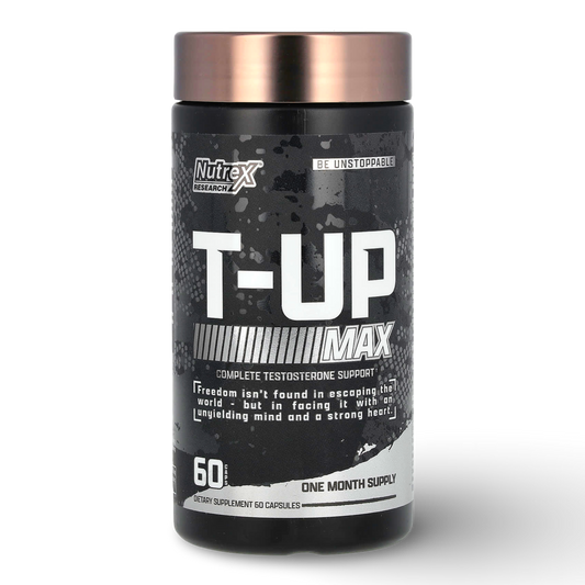 T-UP MAX Nutrex – Soporte Integral para Rendimiento Masculino | 60 cápsulas. CR Suplementos Costa Rica