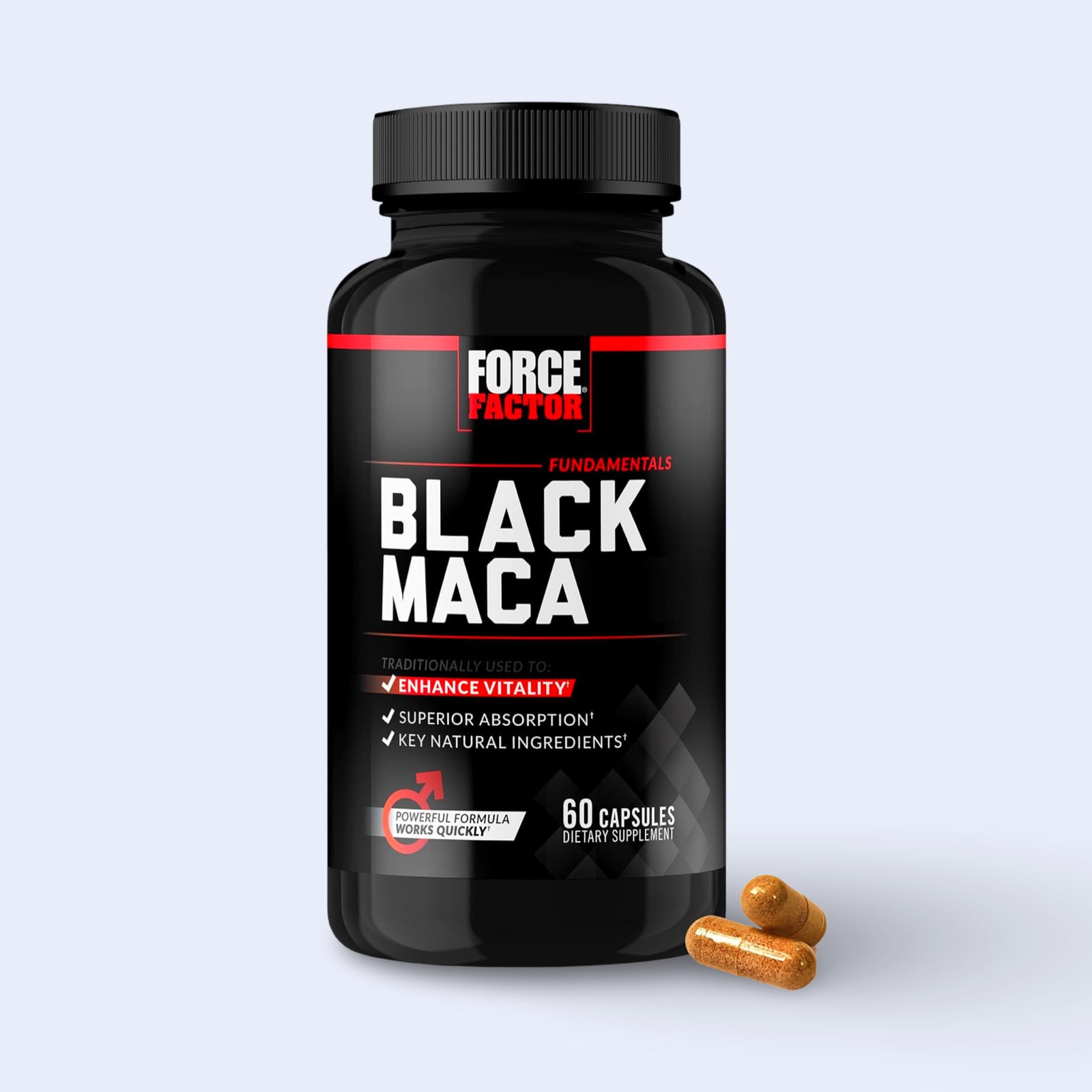 Black Maca 1000 mg + BioPerine® – Fuerza, Energía y Vitalidad Masculin