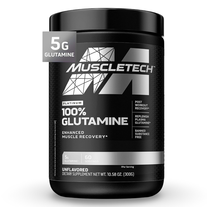 Muscletech Glutamina en polvo 300 gramos 60 servidas. CR Suplementos Costa Rica