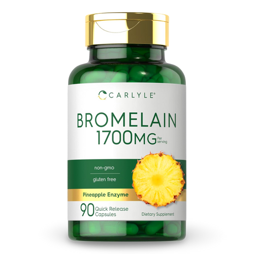 Carlyle Bromelina (Bromelain) 1700mg 90 cápsulas. Envío a todo Costa Rica.