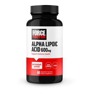 Ácido Alfa Lipoico 600mg - Force Factor (60 cápsulas veganas). CR Suplementos Costa Rica.