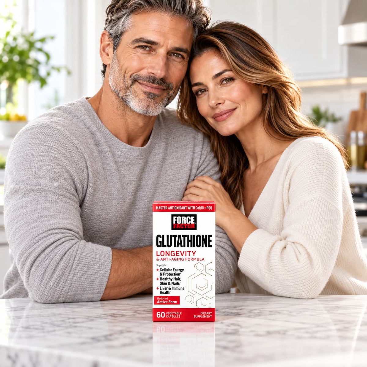 Force Factor Glutathione Longevity – Glutatión + CoQ10 + PQQ CR Suplementos Costa Rica