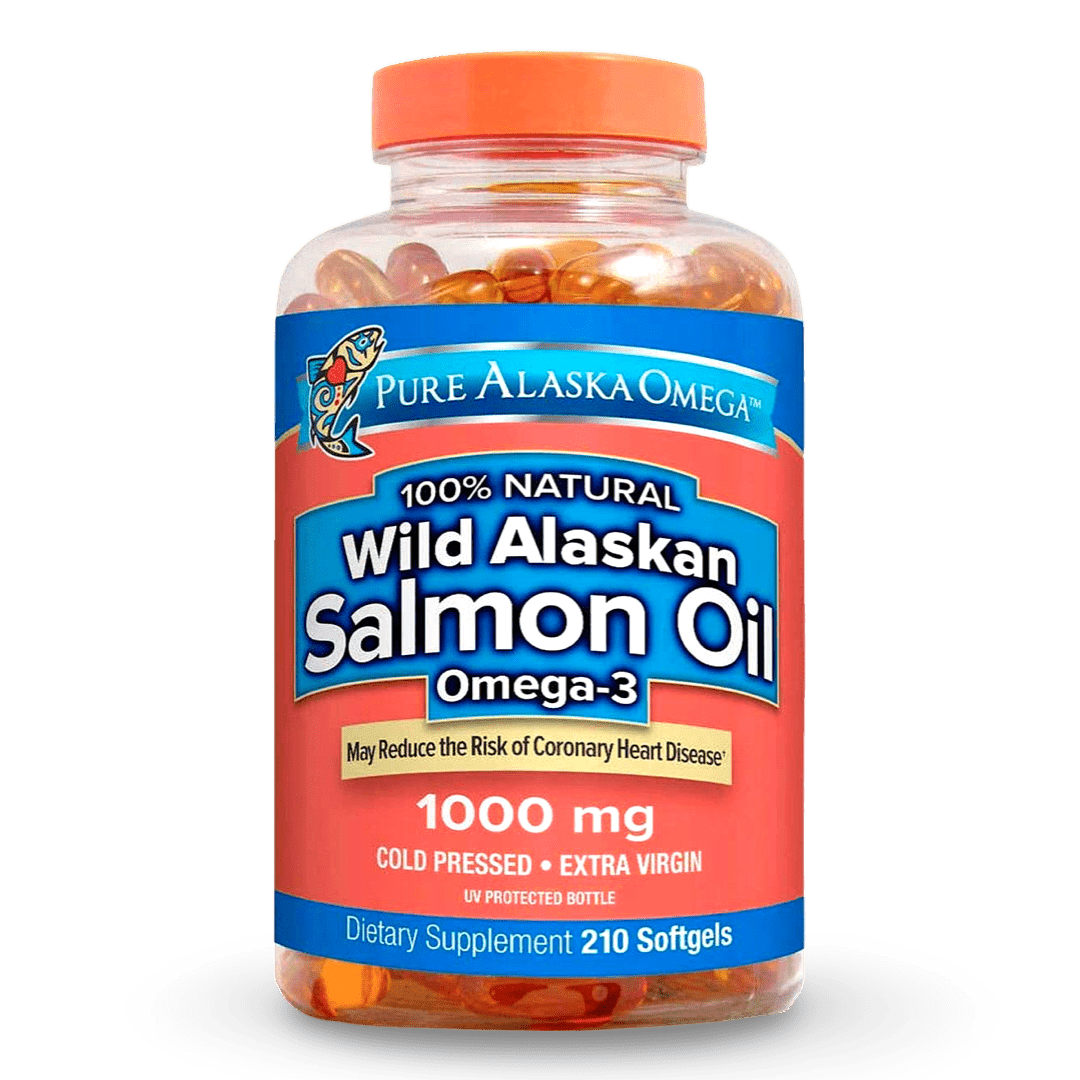 Aceite de Salmón Salvaje de Alaska – Omega - 3 1000 mg | 210 cápsulas. Envío a todo el país 🇨🇷 - CR Suplementos Costa Rica