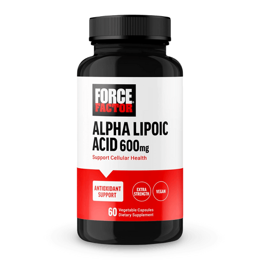 Ácido Alfa Lipoico 600mg - Force Factor (60 cápsulas veganas) - CR Suplementos Costa Rica