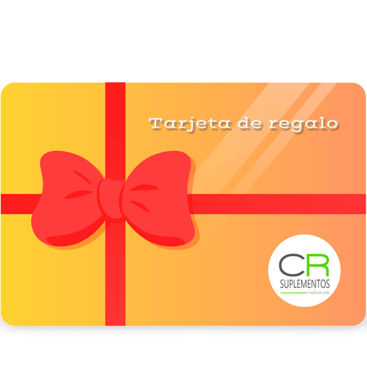 CR Suplementos Costa Rica Gift Card (tarjeta de regalo) digital. Montos desde 10,000 a 50,000 colones - CR Suplementos Costa Rica