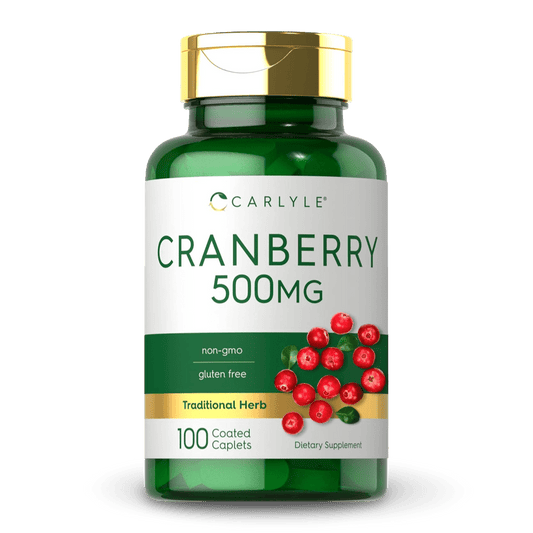 Cranberry 500 mg – Carlyle | 100 Tabletas Veganas - CR Suplementos Costa Rica