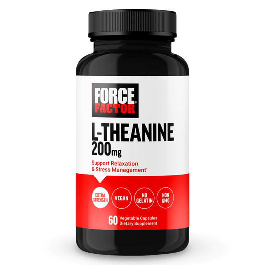 Force Factor L - Teanina (Theanine) 200mg 60 cápsulas vegetarianas. Envío a todo Costa Rica - CR Suplementos Costa Rica