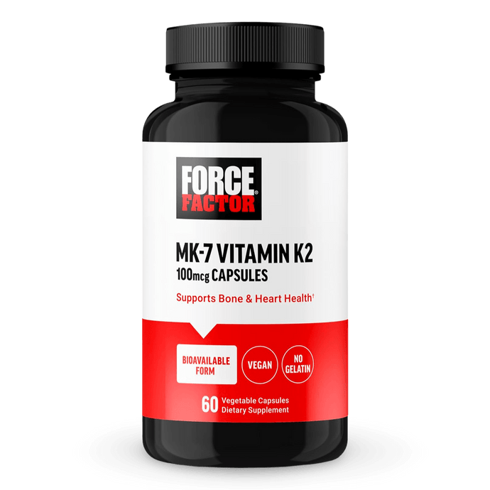 Force Factor MK - 7 Vitamina K2 100mcg 60 caps. Envío todo Costa Rica - CR Suplementos Costa Rica