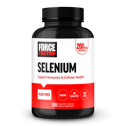Force Factor Selenio 200 mcg, 120 cápsulas vegetarianas, mineral esencial. Envío a todo Costa Rica - CR Suplementos Costa Rica