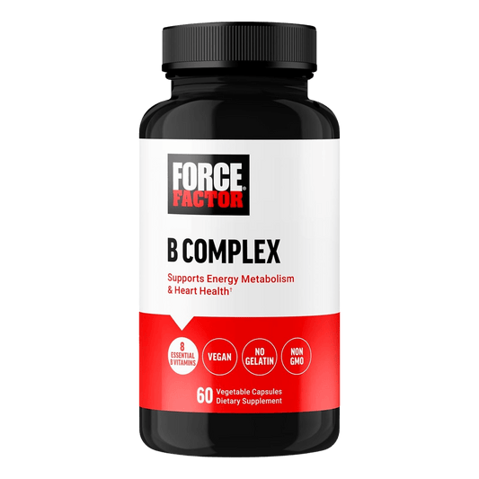 Force Factor Vitaminas del Complejo B (B - Complex), 60 cápsulas. Envío a todo Costa Rica - CR Suplementos Costa Rica
