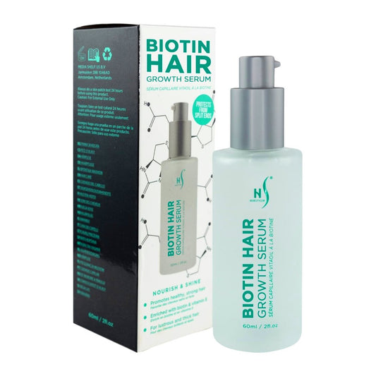 Herstyler VitaOil Serum de Biotina, Vitamina E, Aloe y Argan para Caída y Crecimiento del Cabello. 2 Fl Oz / 60 Ml - CR Suplementos Costa Rica