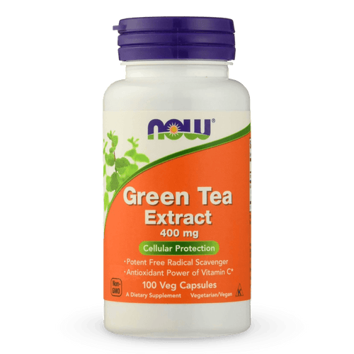 Now Foods Extracto de Té Verde 400 mg 100 caps. Envío a todo Costa Rica - CR Suplementos Costa Rica