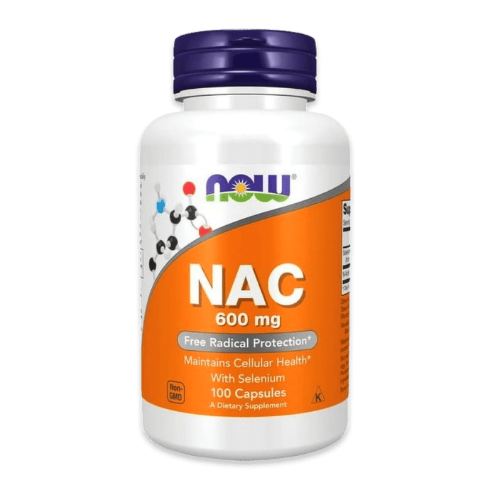 Now Foods NAC 600 mg (N - Acetilcisteína) con Selenio, 100 cápsulas. Envío todo Costa Rica - CR Suplementos Costa Rica