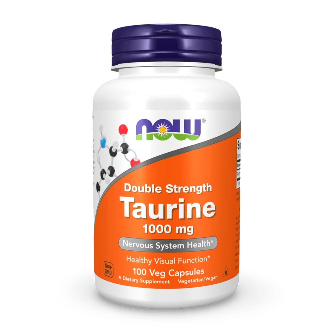 Now Foods Taurina DOBLE POTENCIA 1000mg 100 caps. Envío todo Costa Rica - CR Suplementos Costa Rica