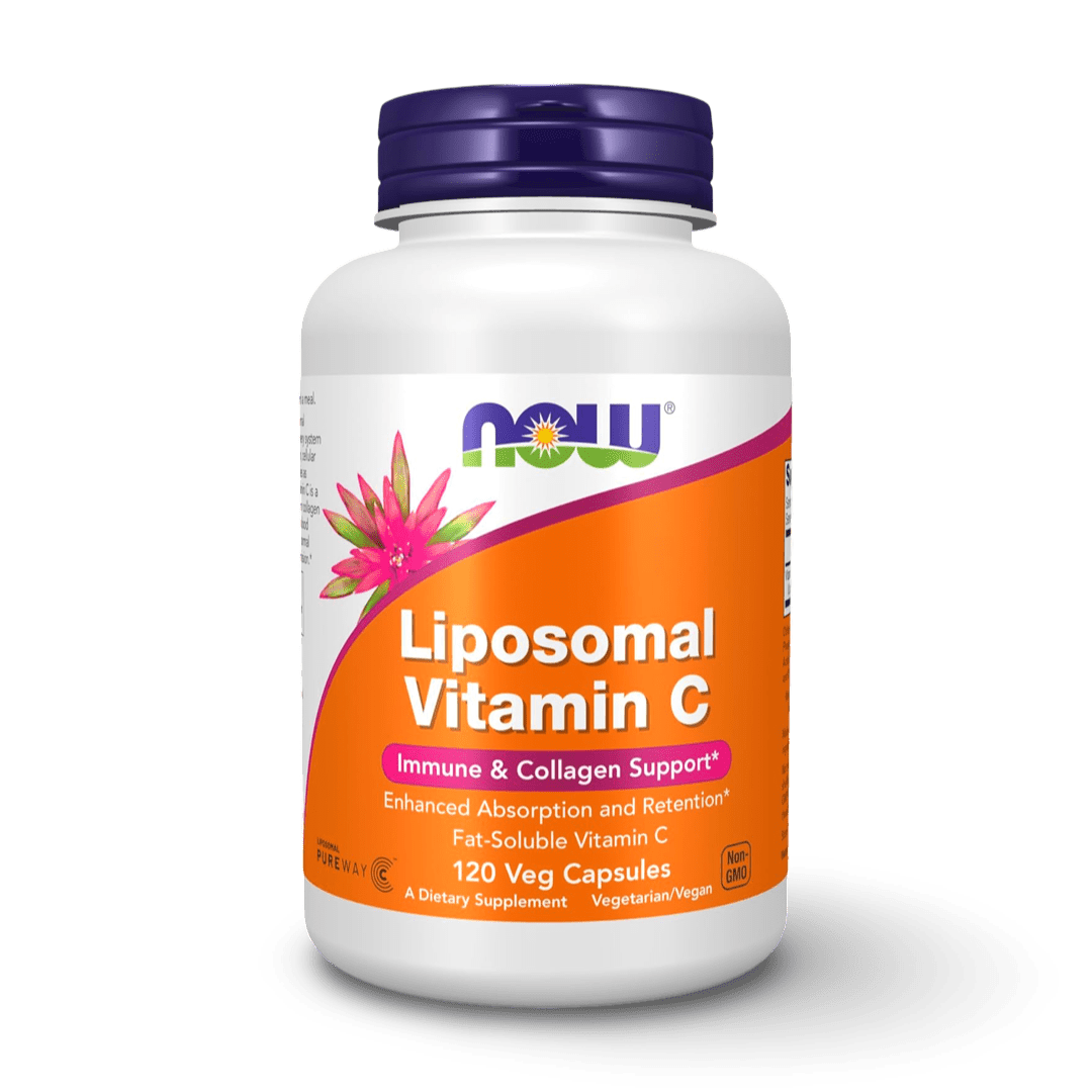 NOW® Liposomal Vitamin C 1000 mg – 120 cápsulas vegetarianas - CR Suplementos Costa Rica