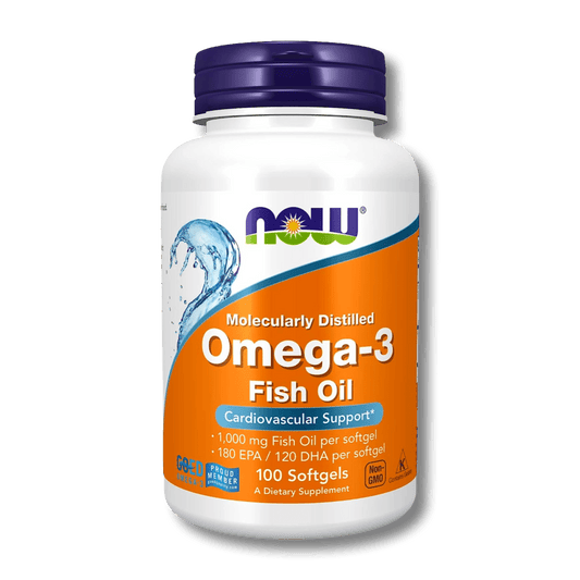 NOW Omega 3, 100 caps, 1,000mg Envío todo Costa Rica - CR Suplementos Costa Rica