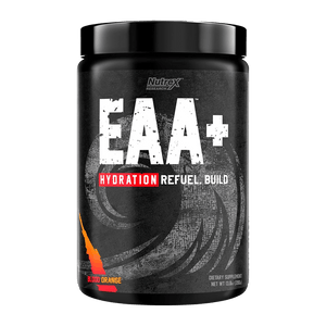 Nutrex EAAs + BCAA en polvo | Recuperación muscular, fuerza, construcción muscular, resistencia | 8g de Aminoácidos esenciales + electrolitos | 30 servidas - CR Suplementos Costa Rica