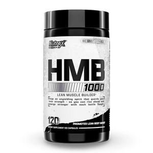 Nutrex HMB 1000 MG | Apoya la recuperación muscular, reduce el daño muscular, aumenta la fuerza, previene la pérdida muscular | 120 cápsulas - CR Suplementos Costa Rica