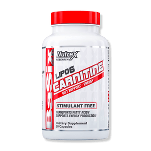 Nutrex L - Carnitina 1000 mg, 60 cápsulas. Envío a todo Costa Rica - CR Suplementos Costa Rica