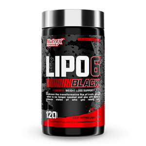 Nutrex Lipo 6 Black 120 cápsulas. Termogénico para reducir la grasa corporal y controlar el apetito. - CR Suplementos Costa Rica