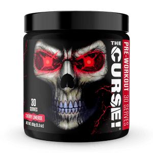 Pre entreno JNX Sports The Curse 30 servidas. Energía intensa y concentración, ganancias de fuerza instantáneas, flujo sanguíneo mejorado - refuerzo de óxido nítrico con creatina y cafeína - CR Suplementos Costa Rica