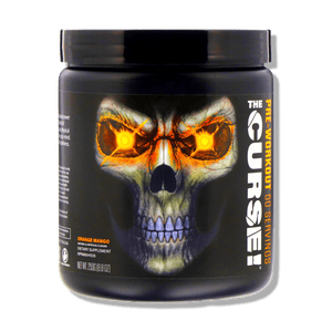 Pre entreno JNX Sports The Curse 50 servidas. Energía intensa y concentración, ganancias de fuerza instantáneas, flujo sanguíneo mejorado - refuerzo de óxido nítrico con creatina y cafeína - CR Suplementos Costa Rica