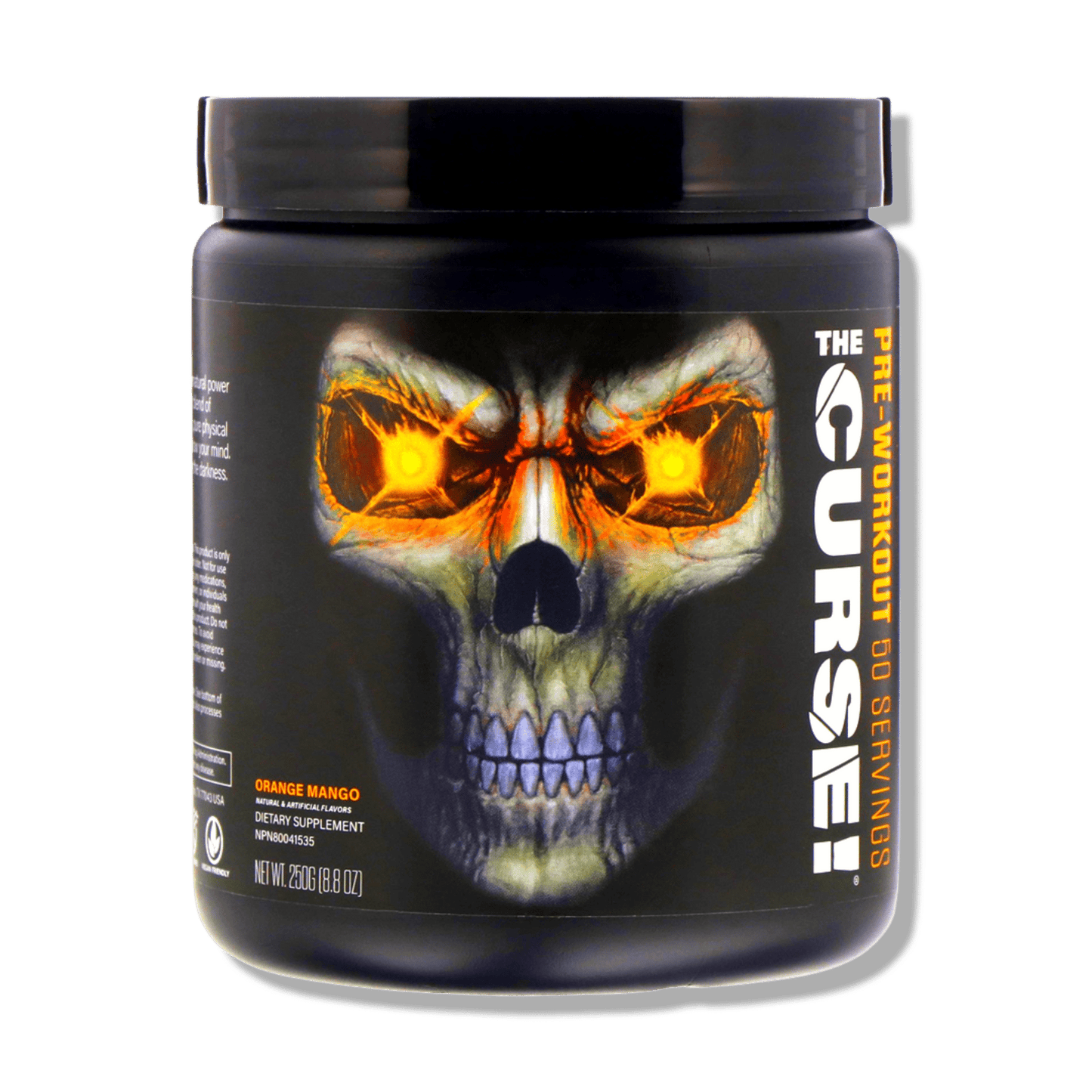 Pre entreno JNX Sports The Curse 50 servidas. Energía intensa y concentración, ganancias de fuerza instantáneas, flujo sanguíneo mejorado - refuerzo de óxido nítrico con creatina y cafeína - CR Suplementos Costa Rica