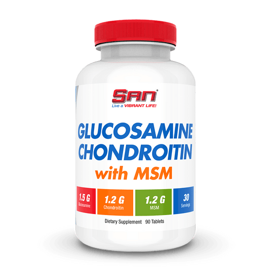 SAN Glucosamina + Condroitina con MSM – 90 tabletas - CR Suplementos Costa Rica